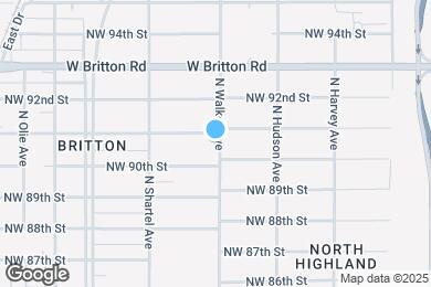 Map image of the property - 9111 N Walker Ave