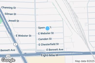 Map image of the property - 601 E Webster St