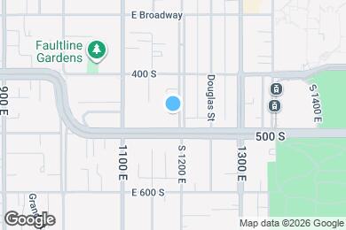 Map image of the property - 460 S 1200 E