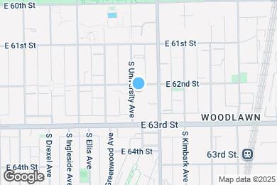 Map image of the property - 6209 S University Ave