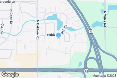 Map image of the property - 1326 N Shadow Lake Ter