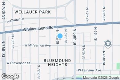 Map image of the property - 324 N 70th St