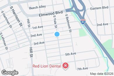 Map image of the property - 1541 3rd Ave