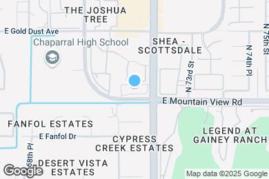 Map image of the property - 9880 N Scottsdale Rd