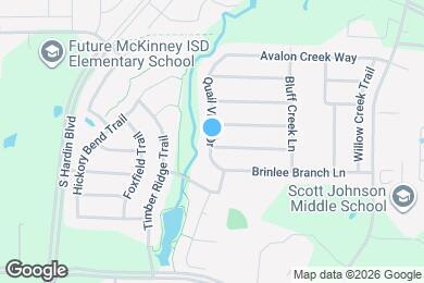 Map image of the property - 3614 Quail View Dr