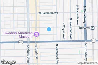 Map image of the property - 1434 W Farragut Ave