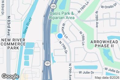 Map image of the property - 19251 N 79th Dr