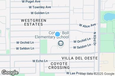 Map image of the property - 8539 W Diana Ave