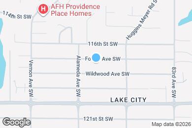 Map image of the property - 8802 Forest Ave SW