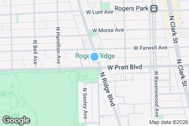 Map image of the property - 6806 N Ridge Blvd