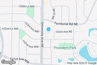 Map image of the property - 10277 3rd St NE