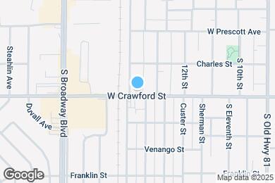Map image of the property - 822 W Crawford St