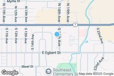 Map image of the property - 85 S 18th Ave