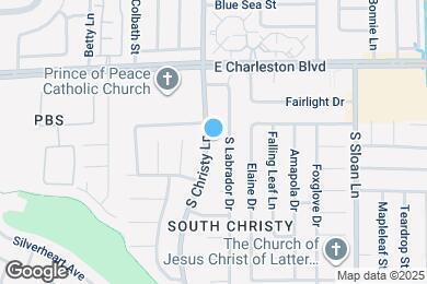 Map image of the property - 1368 S Christy Ln
