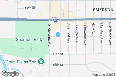 Map image of the property - 2601 W 13th St