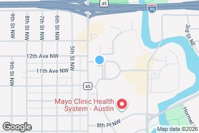 Map image of the property - 1109 3rd St NW