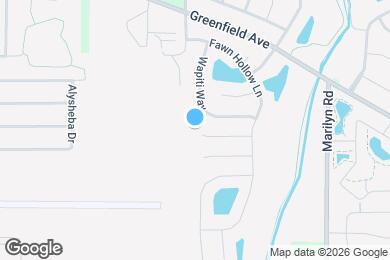 Map image of the property - 11818 Buck Creek Cir