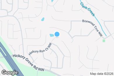 Map image of the property - 4620 Hickory Run Ct NW