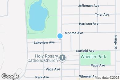 Map image of the property - 707 Sherman St