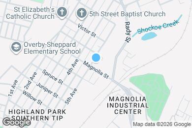 Map image of the property - 2603 5th Ave