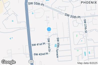 Map image of the property - 3601 SW 31st Dr