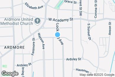 Map image of the property - 800 Lockland Ave