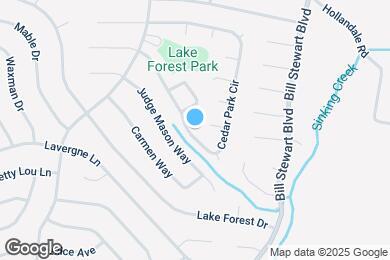 Map image of the property - 501 Cedar Park Cir