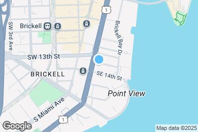 Map image of the property - 1395 Brickell Ave