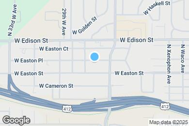 Map image of the property - 2532 W Easton Pl