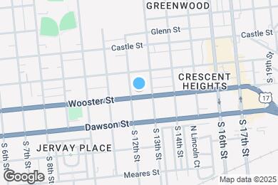 Map image of the property - 1213 Wooster St