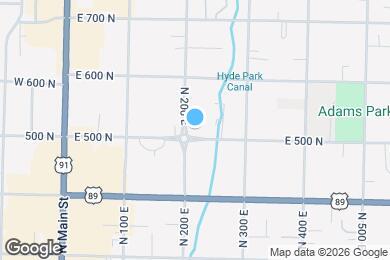 Map image of the property - 215 E 500 N