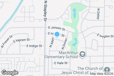 Map image of the property - 1254 E Indigo St