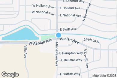 Map image of the property - 5188 E Ashlan Ave