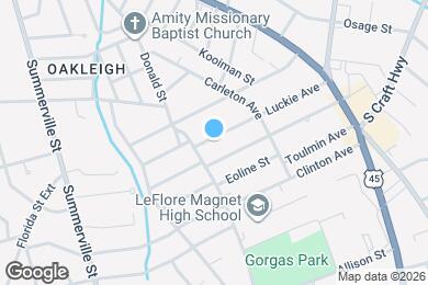 Map image of the property - 1925 Luckie Ave