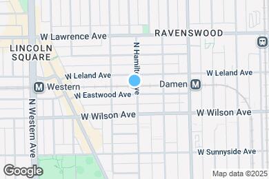 Map image of the property - 4636 N Hamilton Ave