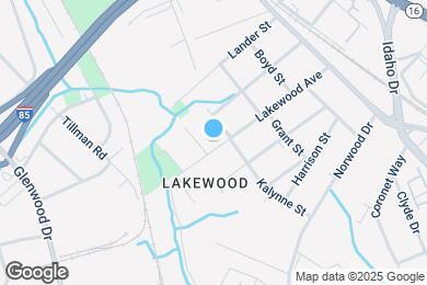 Map image of the property - 414 Lakewood Ave