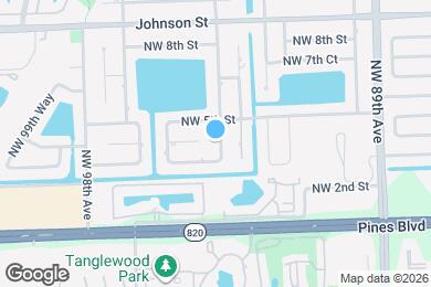 Map image of the property - 320 NW 93rd Ter
