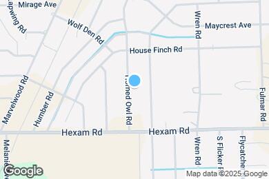 Map image of the property - 11134 Horned Owl Rd