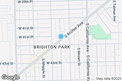 Map image of the property - 4165 S Archer Ave