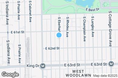 Map image of the property - 6126 S Eberhart Ave