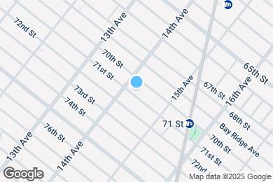 Map image of the property - 1419 71st St