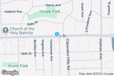 Map image of the property - 5516 Alabama Ave