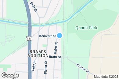 Map image of the property - 1809 Baird St
