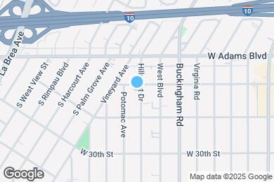 Map image of the property - 2807 Hillcrest Dr