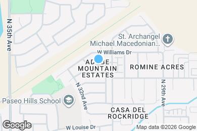 Map image of the property - 3127 W Donald Dr