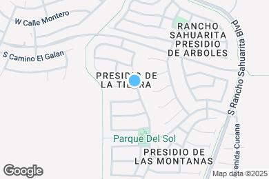 Map image of the property - 21 West Calle Guija