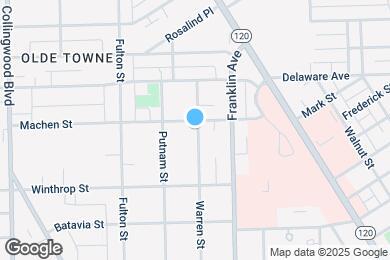 Map image of the property - 2435 Warren St