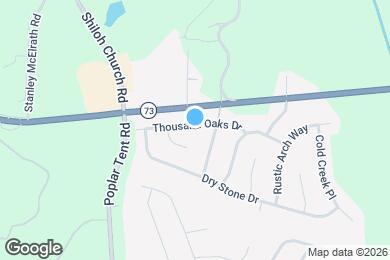 Map image of the property - 11023 Thousand Oaks Dr