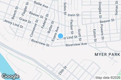 Map image of the property - 2320 Jenny Lind St