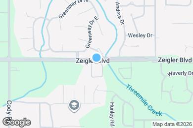 Map image of the property - Sage Hill Apartments